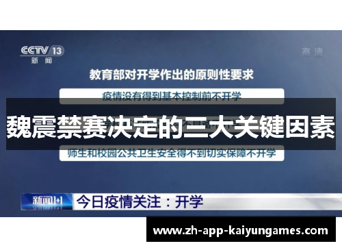 魏震禁赛决定的三大关键因素